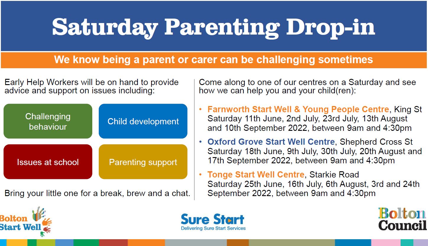 Saturday Parenting Drop in